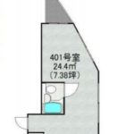 JR池袋駅6分 24㎡のデリヘル事務所(4階)☆風俗承諾可